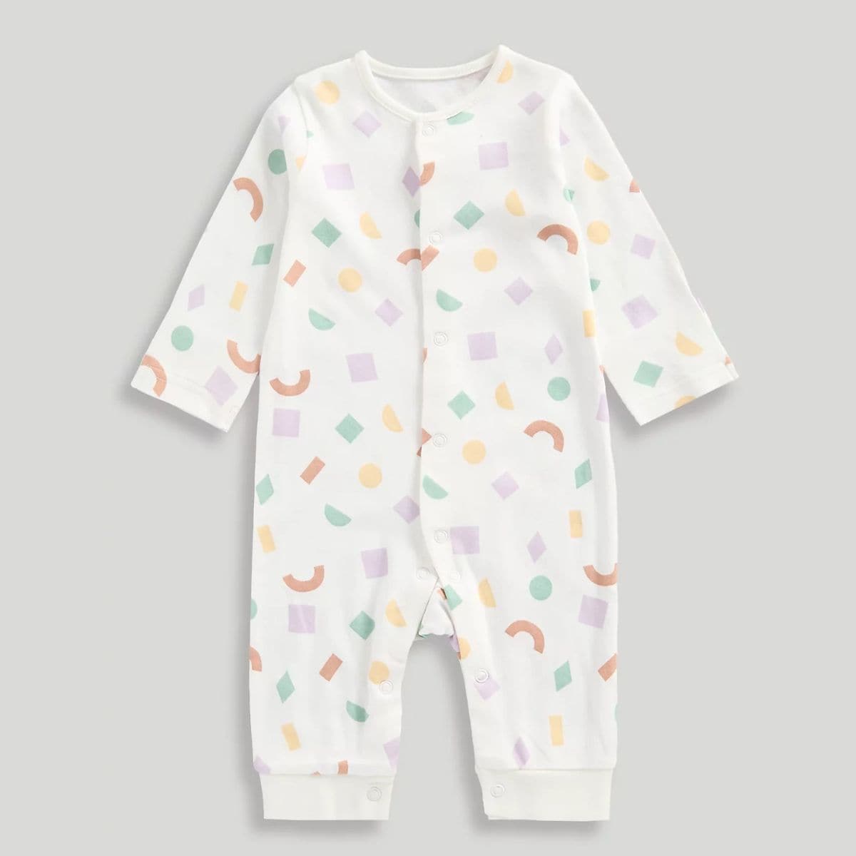 Mothercare Baby Unisex Shapes Footless Sleepsuits - 3 Pack